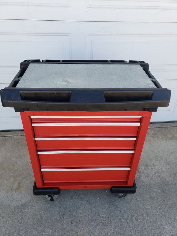 Craftsman 5 drawer rolling tool box project center chest for Sale in
