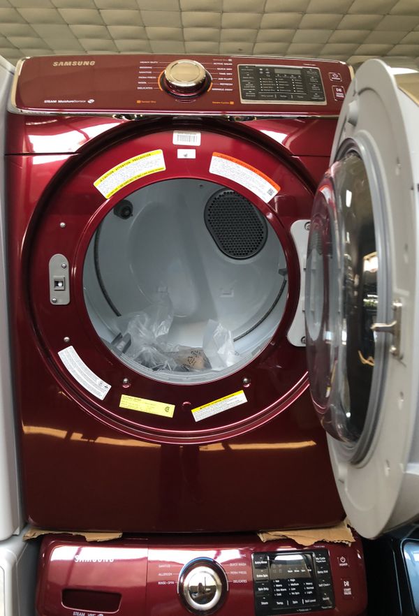 Red Samsung Washer and Electric Dryer for Sale in Houston, TX OfferUp