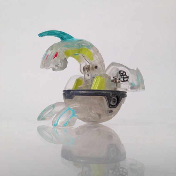 BAKUGAN B1 CLASSIC GREEN VENTUS TRANSLUCENT CLEAR DELTA DRAGONOID II ...