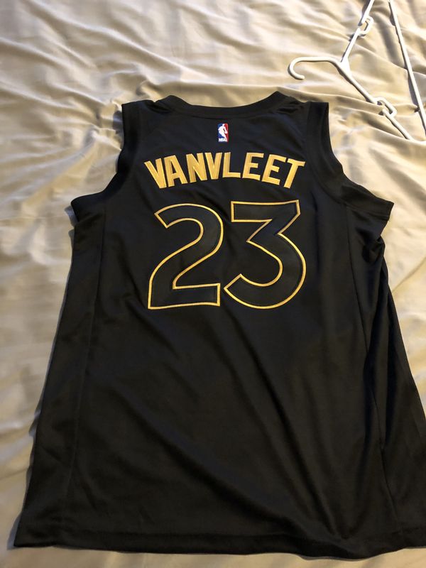 Fred VanVleet Toronto Raptors Black and Gold North jersey size 44 for Sale in Loves Park, IL ...