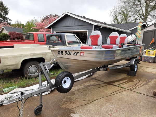 14 ft. Aluminum fishing boat. for Sale in Salem, OR - OfferUp