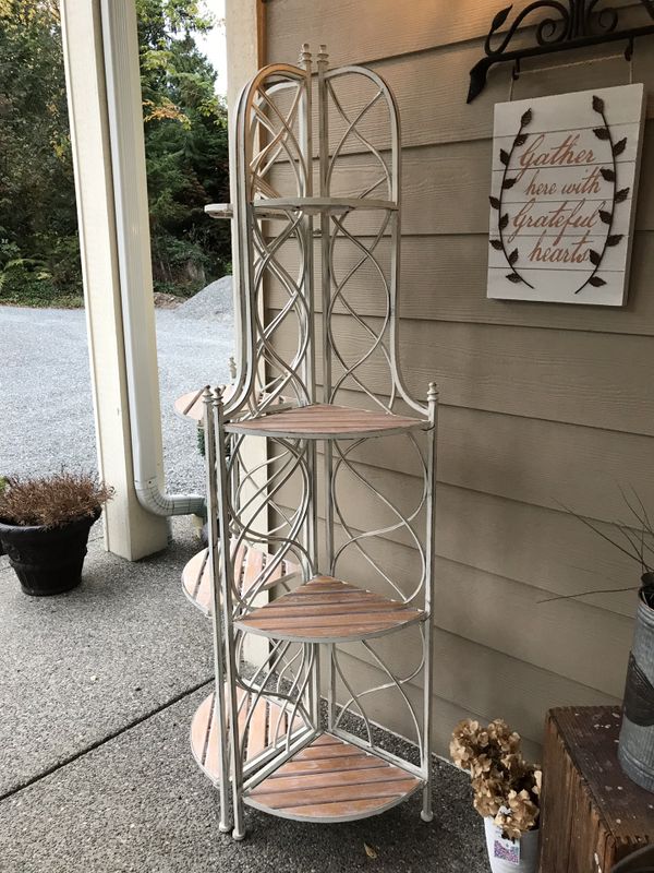 Wrought iron and wood accent shelves from Hobby Lobby for Sale in