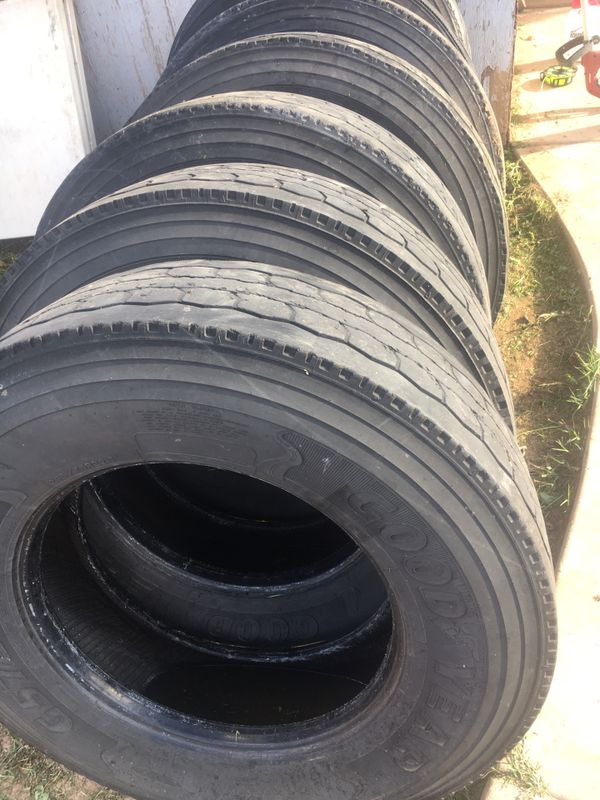 Goodyear semi tires 295 75 22.5 for Sale in Phoenix, AZ