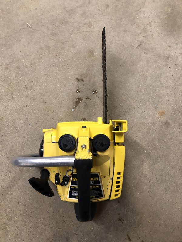 Vintage Mcculloch Mac 120 Chainsaw for Sale in Turlock, CA OfferUp