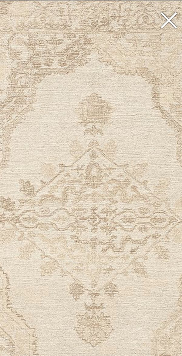 Pottery Barn 8x10 Kenley color Khaki area rug for Sale in Roseville, CA