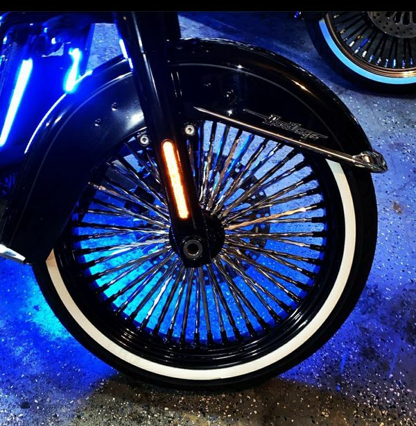 twisted spoke harley wheels