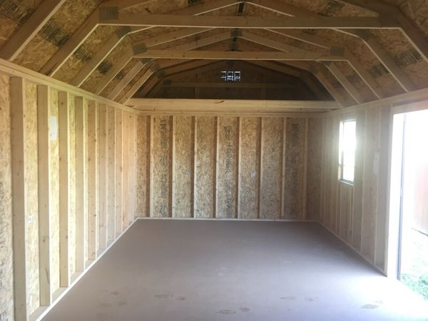 12x24 storage shed gambrel barn style for sale in mount