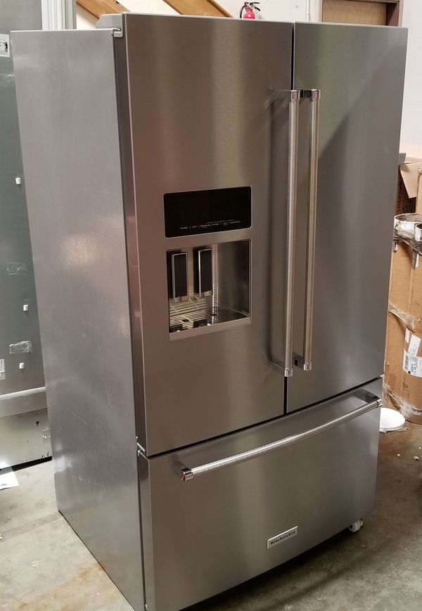 KitchenAid - 27 Cu. Ft. French Door Refrigerator - Printshield ...
