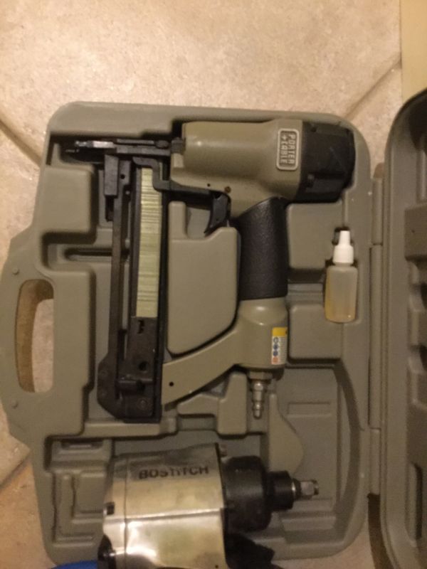 Air compressor compact tulips nail gun staple gun psi hundred foot hose