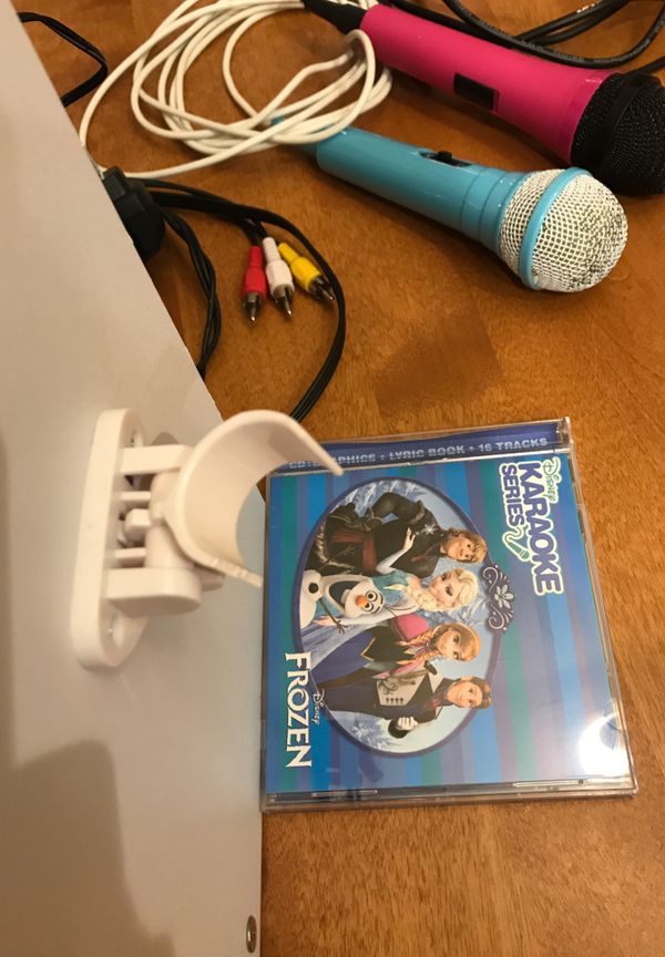 frozen karaoke machine 2 microphones