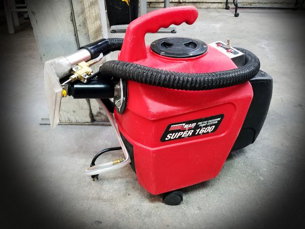 hot water extractor for car detailing