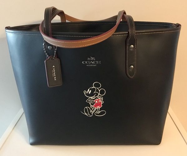 coach mickey mouse tote bag