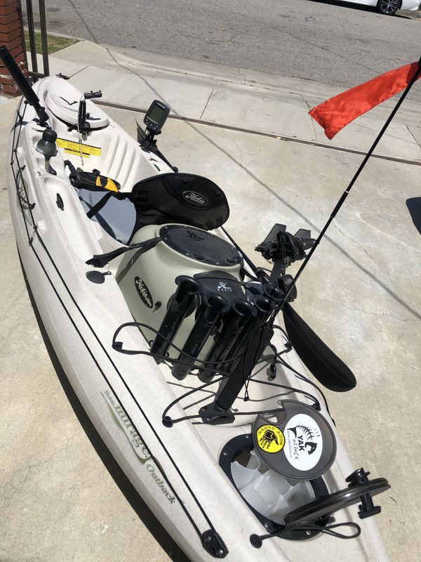 2010 Hobie Outback Mirage Drive Kayak FULLY RIGGED FOR FISHING for Sale ...