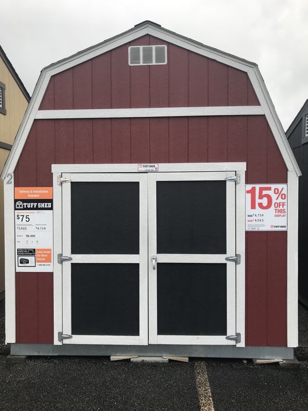 tuff shed building for per month thru home depot