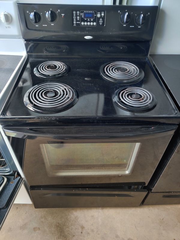 Black Whirlpool Electric Stove Range for Sale in Killeen, TX OfferUp