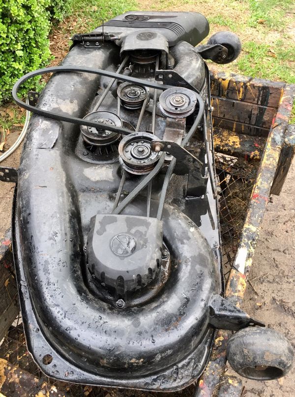 Craftsman 46 3 Blade Mower Deck at Craftsman Riding Mower