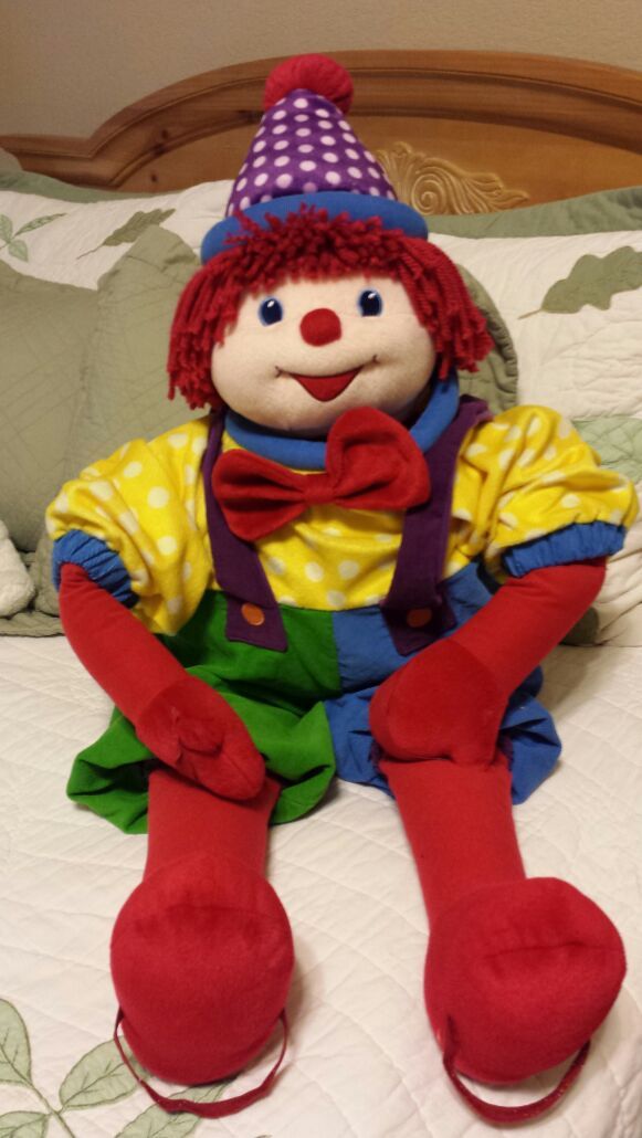 gymboree clown doll