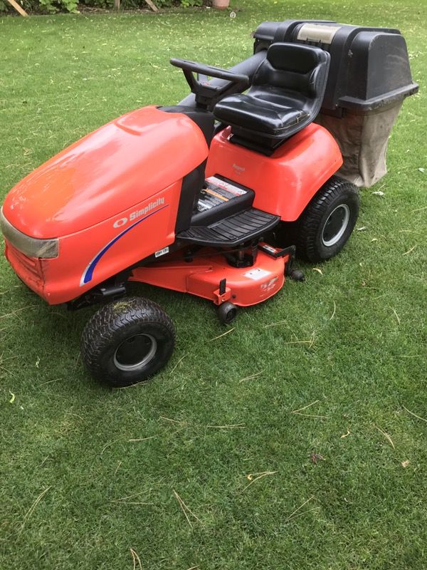 Simplicity Regent Riding Mower 15hp 38 With Bagger For Sale In Streamwood Il Offerup