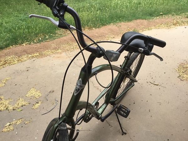 green townie bike