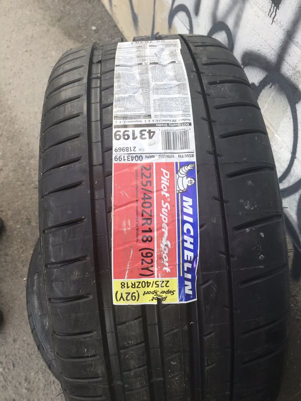 235/40/19 Michelin’s NEW tires for sale buy in pairs or set for Sale in