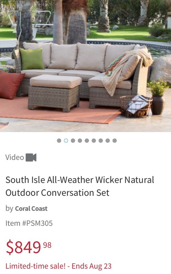 Coral Coast South Isle Conversation Set For Sale In Canton Mi Offerup