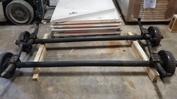 6000# 6 lug trailer axles. for Sale in Shorewood, IL - OfferUp