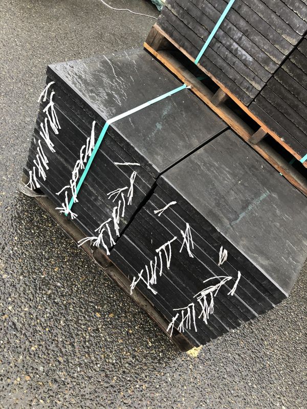 24”x24” Charcoal Glacier Slate Architectural Slabs for Sale in Tacoma ...