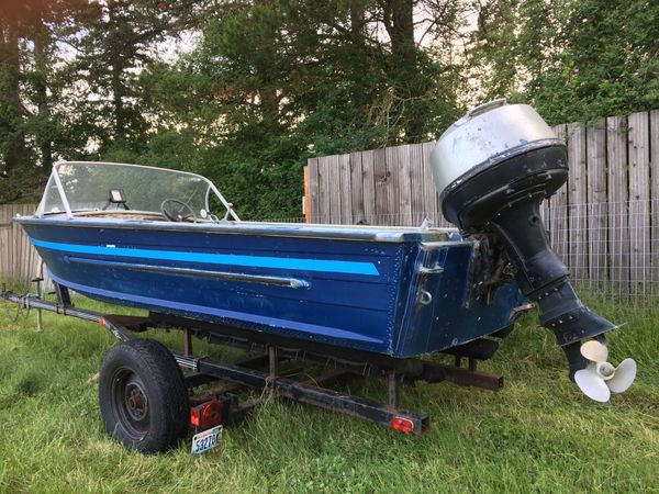 1968 Starcraft Aluminum Boat 16 ft and Trailer for Sale in Oak Harbor ...