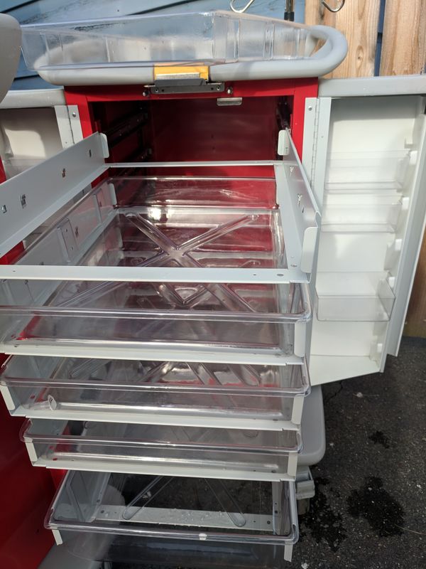 Medical Hospital Surgical Crash Carts Veterinary Tool Chest OR ER