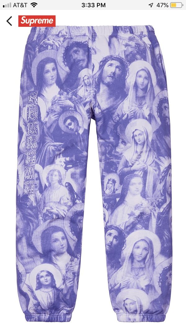 SUPREME JESUS AND MARY SWEATPANT着画あり メンズ | cubeselection.com