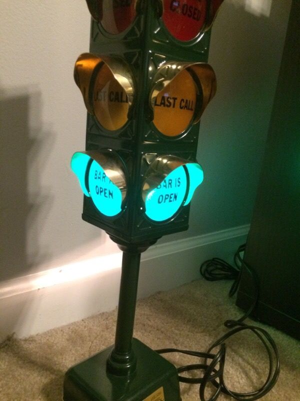 Vintage 60's/70's Traffic light bar lamp. Made in Japan for Sale in