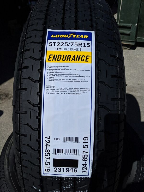 any problems goodyear endurance trailer tires