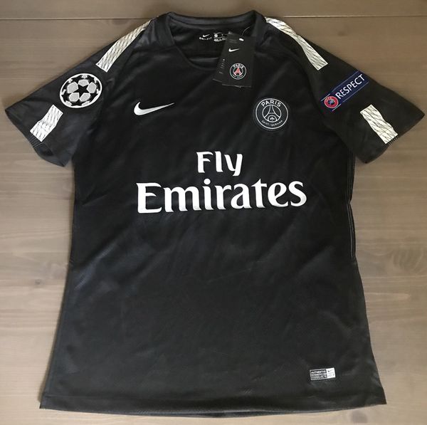 PSG away black Neymar Jr. #10 soccer jersey champions league for Sale