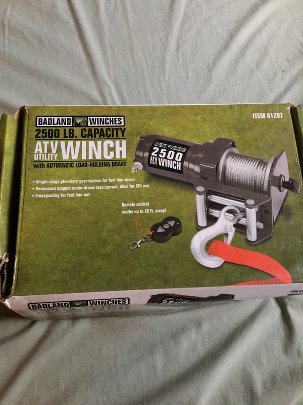 Badlands winches 2500 Lb capacity for Sale in Pittsburgh, PA OfferUp