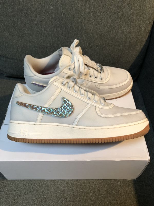 travis scott af1 green