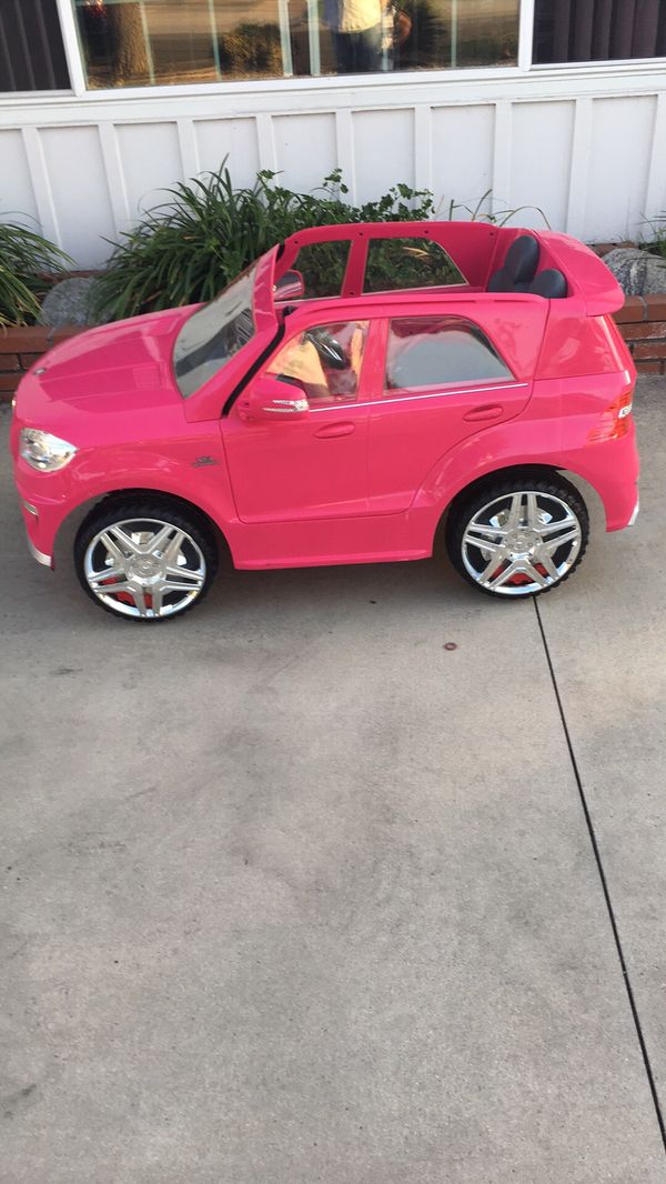 pink mercedes benz power wheel