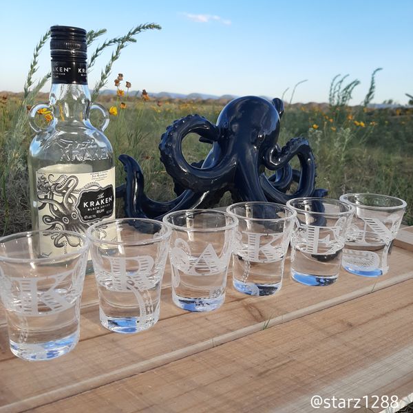 The Kraken Rum Collector Shot Glass Set 6 For Sale In Peyton Co Offerup