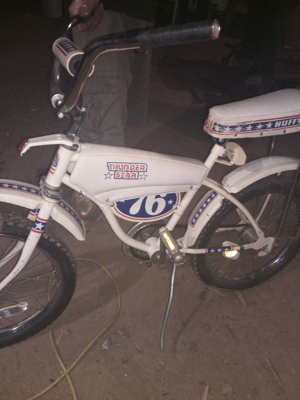 Vintage 1976 Huffy Thunder Star Evel Knievel Bicycle Stunt