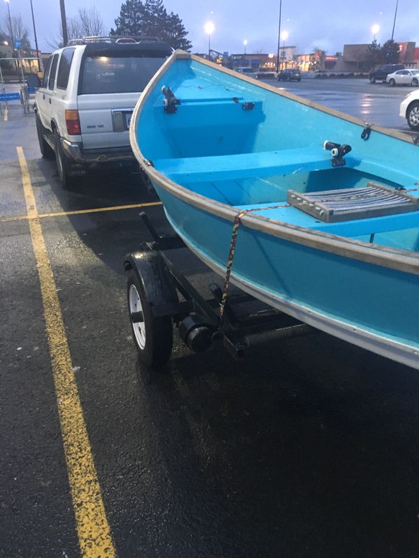 13’ hand crafted fiberglass drift boat for Sale in WA OfferUp