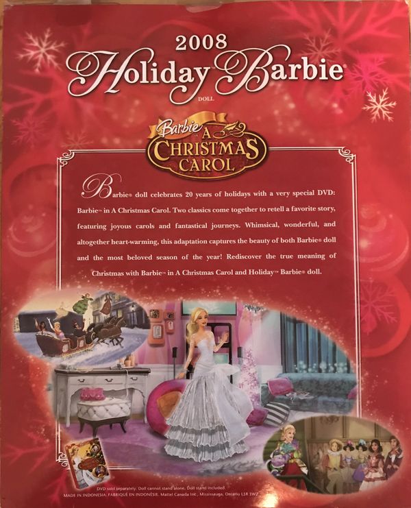 2008 holiday barbie