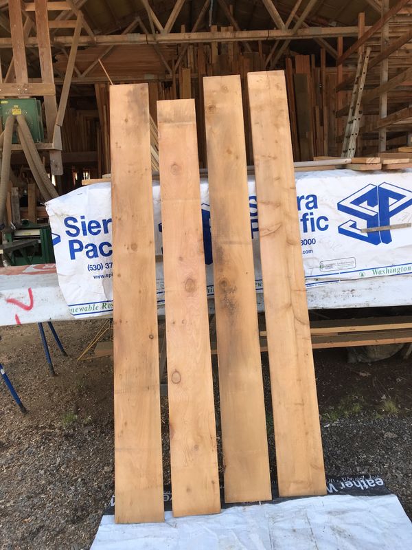 1x8x8 cedar boards. 12.00 each for Sale in Mossyrock, WA OfferUp