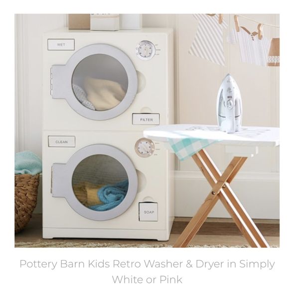 Price Reduction Pottery Barn Kids Retro Washer Dryer Simply White Pottery Barn Kids Retro Washer Dryer