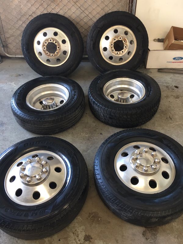 16 inch dually 8 lug alcoa wheels for Sale in West Palm Beach, FL - OfferUp