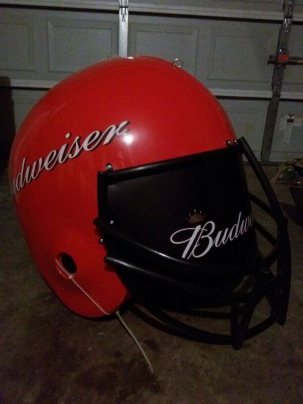 Budweiser Football Helmet for Sale in Manor, TX OfferUp