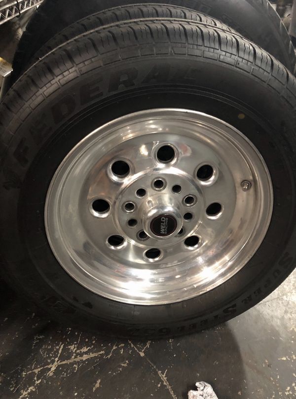 Weld drag lights 15 inch with tires for Sale in Homestead, FL OfferUp