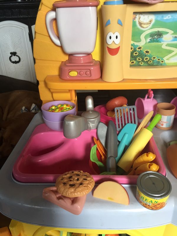 fisher price dora talking kitchen