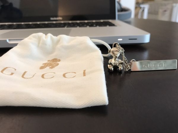 gucci bear keychain