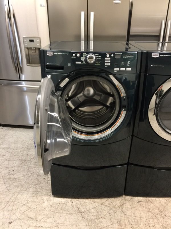 Maytag 5000 Series STEAM Front Load Washer and Electric Dryer Set with