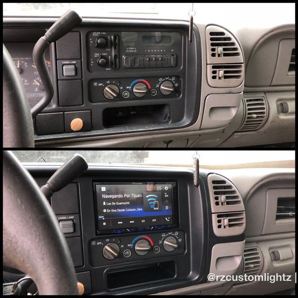 2003 Chevy Silverado Double Din Dash Kit