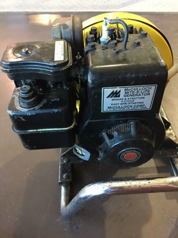 McCulloch miteelite portable generator 1500w for Sale in Bremerton
